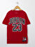 Nike Çocuk Kırmızı Bisiklet Yaka Baskılı T-Shirt 95A088-R78 JDB PRACTICE FLIGHT 