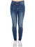 Skinny Fit Yüksek Bel İndigo Kadın Denim Pantolon 8NYJ24-1500