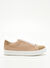 F By Fabrika Bej Kadın Deri - Kumaş Sneaker SANTANA