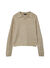 Lmtd O Yaka  Düz Bej Kız Çocuk Yün Kazak NLFNOLLEN LS SHORT KNIT W. POLO COL