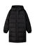 Lmtd Siyah Kız Çocuk Kapüşonlu Uzun Kollu Uzun Düz Yelek NLFMYI LONG JACKET2 