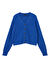 Lmtd Mavi Kız Çocuk V Yaka Uzun Kollu Düz Hırka NLFNOLLEN KNIT SHORT CARDIGAN  