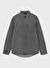 Lmtd Açık Gri Erkek Çocuk Uzun Kollu Düz Gömlek NLMGRIZZA DNM OVERSHIRT   