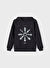 Lmtd Siyah Erkek Çocuk Kapüşonlu Uzun Kollu Baskılı Sweatshirt NLMRASEM LS BRU SWEAT W. HOOD  