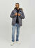 Jack & Jones Antrasit Erkek Kapüşon Yaka Regular Fit Parka JJWINNER PARKA FUR