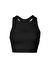 Casall 22102-901 Stripe Mesh Crop To Kadın Siyah O Yaka Slim Fit Atlet