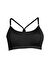 Casall 19986-901 Strappy Sports Bra Kadın Siyah U Yaka Slim Fit Sporcu Sütyeni