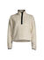 Casall 22188-003 Pile Half Zip Kadın Beyaz Tam Balıkçı Yaka Normal Kalıp Zip Ceket