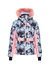 Oxnard Lacivert - Pembe Kız Çocuk Desenli Kayak Montu OXW1002_WILL