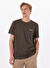 Discovery Expedition Bisiklet Yaka Baskılı Haki Erkek T-Shirt PERTA