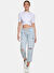 Dkny Jeans Bisiklet Yaka Düz Beyaz Kadın T-Shirt E22FLHVX