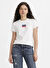 Levis Bisiklet Yaka Baskılı Beyaz Kadın T-Shirt A2086-0196 LSE THE PERFECT TEE MINI