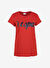 U.S. Polo Assn. Bisiklet Yaka Baskılı Kırmızı Kadın T-Shirt BEAN-IY23