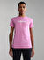 Napapijri Pembe Çocuk Bisiklet Yaka Kısa Kollu T-Shirt NP0A4G4PP911 K S-BOX SS 1   