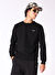 Discovery Expedition Siyah Erkek Bisiklet Yaka Basic Sweatshirt D3WM-SWT26 