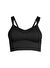 Casall 23180-901 Seamless Rib Padded Sport Kadın Siyah Normal Kalıp Sporcu Sütyeni