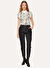 Black On Black Yüksek Bel Dar Paça Jogger Antrasit Kadın Denim Pantolon B3WL-PNT-9
