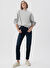 CINDY Yüksek Bel Mom Fit Koyu Lacivert Kadın Denim Pantolon M100277-85280 Ink MAVI PREMIU