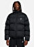 Nike Siyah - Gri - Gümüş Erkek Mont FB7368-010 M NK CLUB PUFFER JKT  