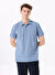 Fabrika Comfort İndigo Erkek Basic %100 Pamuk Polo T-Shirt NOBRO K CEPSIZ