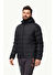 Jack Wolfskin Siyah Erkek Kapüşon Yaka Mont Ather Down Hoody M
