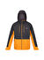 Regatta Gri - Turuncu Erkek Kapüşonlu Regular Fit Ceket RMP344 Highton Str III