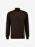 Tombolini Kahve Erkek Fermuarlı Slim Fit Kazak WM63_ZMG9 