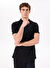 Jeep Siyah Erkek Polo Yaka Relaxed Nakışlı Polo T-Shirt C4SM-TST4528 