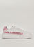 Karl Lagerfeld Beyaz-Pembe Kadın Deri Sneaker KL6221001P