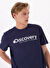 Discovery Expedition Lacivert Erkek Bisiklet Yaka T-Shirt D4SM-TST3290   