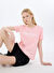 Discovery Expedition Açık Pembe Kadın Bisiklet Yaka T-Shirt D4SL-TST3053   