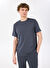Discovery Expedition Antrasit Erkek Bisiklet Yaka Loose Fit T-Shirt D4SM-TST3277