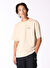 Discovery Expedition Bej Erkek Bisiklet Yaka Loose Fit Baskılı T-Shirt D4SM-TST3257 
