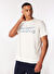 Discovery Expedition Beyaz Erkek Bisiklet Yaka Baskılı T-Shirt D4SM-TST3269
