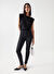Siyah Kadın Slim Skinny Fit Denim Pantolon 21007051