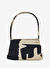 Bej - Siyah Kadın 24x15x9 cm Omuz Çantası 2303-031-020700 