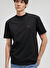 Mavi Düz Yaka Baskılı Siyah Erkek T-Shirt M0612216-900_MAVİ BASKILI TİŞÖRT
