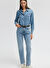 Mavi NEW YORK Straight Yüksek Bel Ankle Paça Mavi Kadın Denim Pantolon M101441-86468