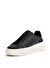 Guess Siyah-Beyaz Erkek deri Sneaker ELBA