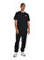 Under Armour 1373997-001 UA M LOGO EMB HEAVYWEIG Siyah Erkek Bisiklet Yaka Oversize T-Shirt 