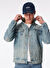 Lee Cooper Açık Mavi Erkek  Regular Fit Denim Ceket 242 LCM 131001 PUEBLA CAESAR BLUE L