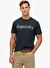 Superdry Lacivert Erkek Bol Kesim Baskılı T-Shirt M1011928A98T_CORE LOGO CITY LOOSE T 
