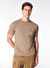 Sseinse Bisiklet Yaka İşlemeli Kahve Erkek T-Shirt TE2718SS T-shirtKahve