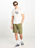 Lee Haki Erkek Regular Fit Kargo Şort L71JA4897G54 Cargo Non Denim Şort