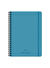 Keskin Color 17x24 Kareli Spiralli Premier Defter - Mavi