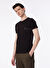 Ko Samui Bisiklet Yaka Baskılı Siyah Erkek T-Shirt KMTT S231 REJP_REFLECTOR REGULAR FI