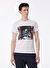 Ko Samui Bisiklet Yaka Baskılı Beyaz Erkek T-Shirt KMTT S240 BAS_SNAPSHOT REGULAR FIT
