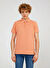 The Crow Polo Yaka Düz Somon Erkek T-Shirt FATHER BASIC POLO