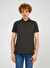 The Crow Polo Yaka Düz Antrasit Erkek T-Shirt FATHER BASIC POLO