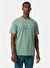 Helly Hansen Yeşil Erkek Bisiklet Yaka Baskılı T-Shirt HHA.63082_SKOG RGRAPHIC  